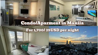 Vlog 10 A ROOM TOUR IN MY FIRST CONDOAPARTMENT IN MANILA🇵🇭 [upl. by Dionne]