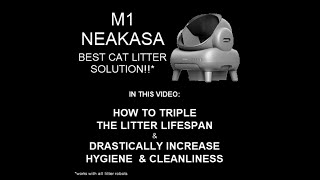 LITTER ROBOT  M1 NEAKASA  BEST CAT LITTER SOLUTION REVEALED [upl. by Nosneb]