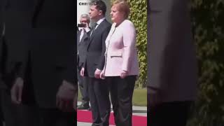 Angela Merkel wer erinnert sich shorts merkel cdu hymne [upl. by Auqinihs]