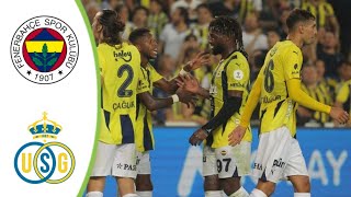 Fenerbahce vs Union SaintGilloise  Extended Highlights amp All Goals 2024 HD [upl. by Neeruan400]