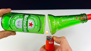 Few people know this Secret idea How to cut glass bottles [upl. by Gernhard]