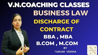 L40 discharge of contract  Business law  contract law [upl. by Arie]