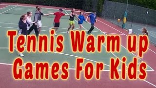 Tennis Warm Up Games For Kids  with Karl Stowell [upl. by Townsend876]