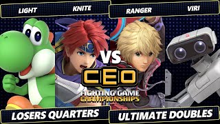 CEO 2024 TOP 8  Light amp Knite Vs Ranger amp Viri  Smash Ultimate  SSBU [upl. by Cavan]