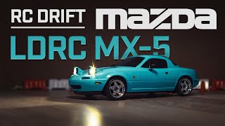 Budget RWD RC Drift Car  LDRC MIATA  Best One Yet [upl. by Arobed]