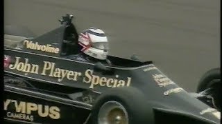 Nigel Mansell tries Sennas Lotus 98T and a Lotus 79 at Silverstone [upl. by Ehtiaf]