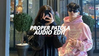 Proper Patola  Diljit Dosanjh  Audio Edit [upl. by Nolyarb]