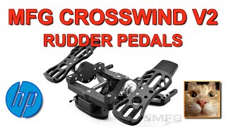 MFG Crosswind V2 rudder pedals  setup amp review [upl. by Sivie486]