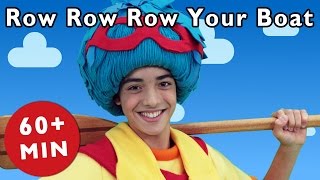 Row Row Row Your Boat  More  Nursery Rhymes from Mother Goose Club [upl. by Nicks494]