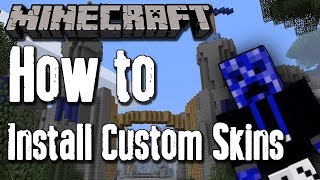 Minecraft How to get custom skins for 551 and 552 Wii U [upl. by Jarlen]