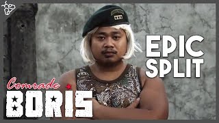 BORIS Epic Split Van Damme Epic Split Parody [upl. by Monteith]