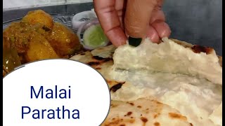 Malai Paratha recipe in Hindi BarnalisKitchen [upl. by Larrabee802]