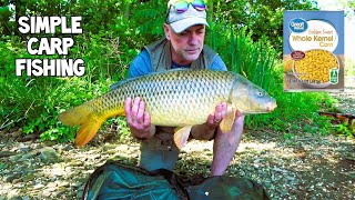 Simple Carp Fishing With Canned Sweet Corn [upl. by Shelagh590]