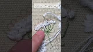 Cute flowers embroidery Small flower embroidery for beginners Simple hand embroidery designs🌺 [upl. by Aliam962]