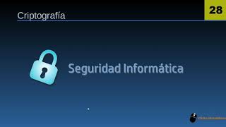 Seguridad informática 28 Sistemas de cifrado [upl. by Oderfla]