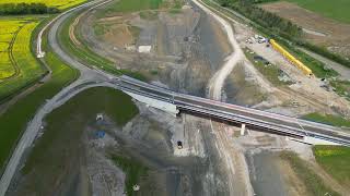 HS2 Dji mini 3 pro drone flight over condemned road Bridge between Boddington and Wormleighton [upl. by Latrell]