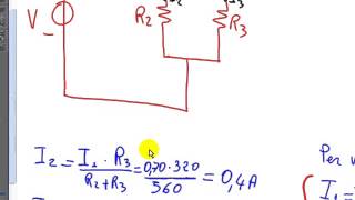 Esercizio con il partitore di corrente [upl. by Anuahs]