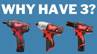 Milwaukee M12 Drill vs Screwdriver vs Impact  Why Would You Need All Three [upl. by Abbottson]