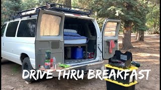 Temporary Van Life breakfast [upl. by Giffy]