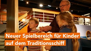 Neuer Spielbereich für Kinder auf dem Schifffahrtsmuseum [upl. by Adnawt]