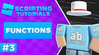 Functions  Roblox Scripting Tutorial [upl. by Fredenburg298]