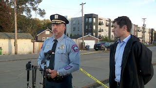 Minneapolis PD mayor respond to second homeless encampment shooting [upl. by Irod]