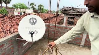 यें कहाँ लगवा लिया टीवीD2H VIDEOCONE HD ANTINA PE SIGNAL SETTINGS DD FREE DISH [upl. by Nitram488]