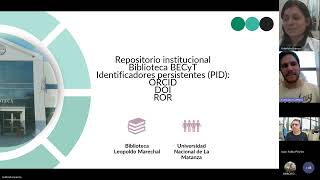 Curso Repositorio Digital UNLaM Biblioteca electrónica de Ciencia y Tecnología ORCID y DOI [upl. by Allekim]