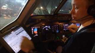 Flying Lufthansa Cargo MD 11F from Frankfurt to New York JFK incl full cockpit landing [upl. by Bethanne]