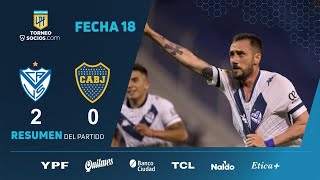 TorneoSocios  Fecha 18  resumen de Vélez  Boca [upl. by Leerzej]