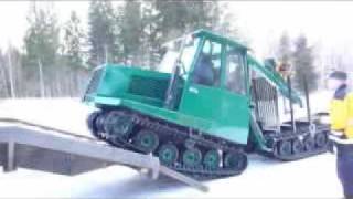 Tracked vehicle multifunction bandvagn Volvo BV202 name Epeli 6809 [upl. by Gaut]