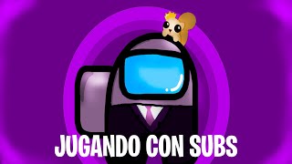 jugando among us con subs [upl. by Aihtiekal]