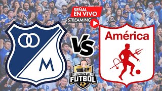 Millonarios 1 vs América 0  Fecha 5  Liga I 2024 [upl. by Eire]