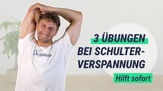 Schulterverspannungen lösen  3 Übungen für sofortige Linderung [upl. by Tarra]