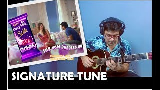 Cadbury Dairy Milk Silk song on Guitar by Kapil Srivastava Tabs Lesson Kiss Miss me Tutorial [upl. by Loseff]