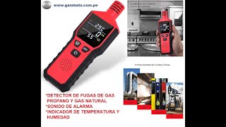 DETECTOR DE FUGAS DE GAS NATURAL Y PROPANO MARCA KH ALERT [upl. by Reg297]