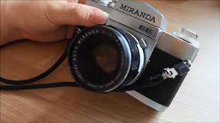 Lets shoot some 35mm Film  With my Miranda Auto Sensorex EE [upl. by Aliet]