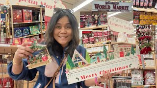 Advent Calendar and Christmas Shopping at World Market  Living in Los Angeles 🌸 WorldMarket [upl. by Rednasela]