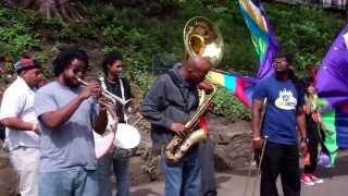 The Stooges Brass Band Festival Carnival Edinburgh Scotland July 22nd [upl. by Wilsey]