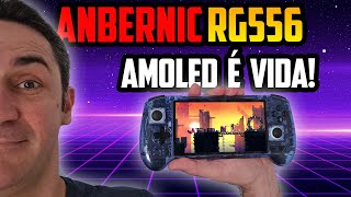 Anbernic RG556 Review Que tela é essa [upl. by Laemsi832]