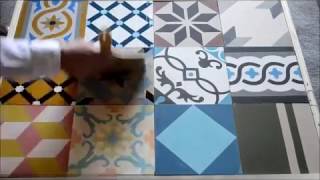 ENCAUSTIC CEMENT TILES TREATMENT [upl. by Atrahc]