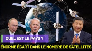 Écart énorme satellites  USA 4883 Russie 256 Combien pour la Chine [upl. by Rialb]