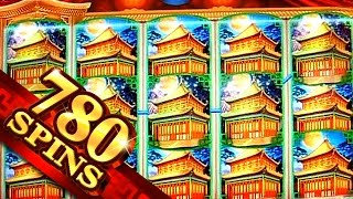 780 Spins on Dynasty Riches BIG WIN  2c Konami Video Slot CASINO WINNER [upl. by Solegnave938]