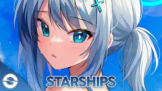 Nightcore  Starships  Lyrics [upl. by Rochester]