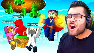 ONE BLOCK mei AYA DR STRANGE  Minecraft Part 2  FUNNY 😂  Hitesh KS [upl. by Remark742]