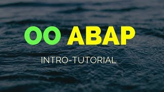 SAP ABAP  OO ABAP Tutorial1BY SOORAJLearn to code in OO ABAP [upl. by Ateekram775]