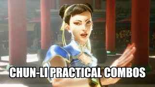 SF6 ChunLi Practical Combos NEW UPDATED VIDEO AVAILABLE IN DETAILS Street Fighter 6 [upl. by Alorac]