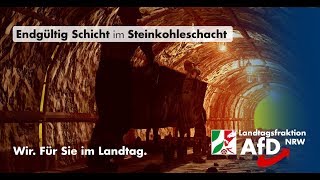 quotFestaktquot zum Ausstieg aus der Steinkohle im NRWLandtag [upl. by Einnaoj15]