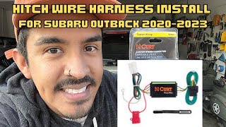 HOW TO INSTALL A WIRE HARNESS FOR 20202023 SUBARU OUTBACK install howto dashcam [upl. by Zeeba]