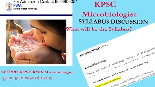 Microbiologist SYLLABUSKERALA WATER AUTHORITYCATEGORY NO 4112023 What will be the Syllabus [upl. by Ahseyi86]